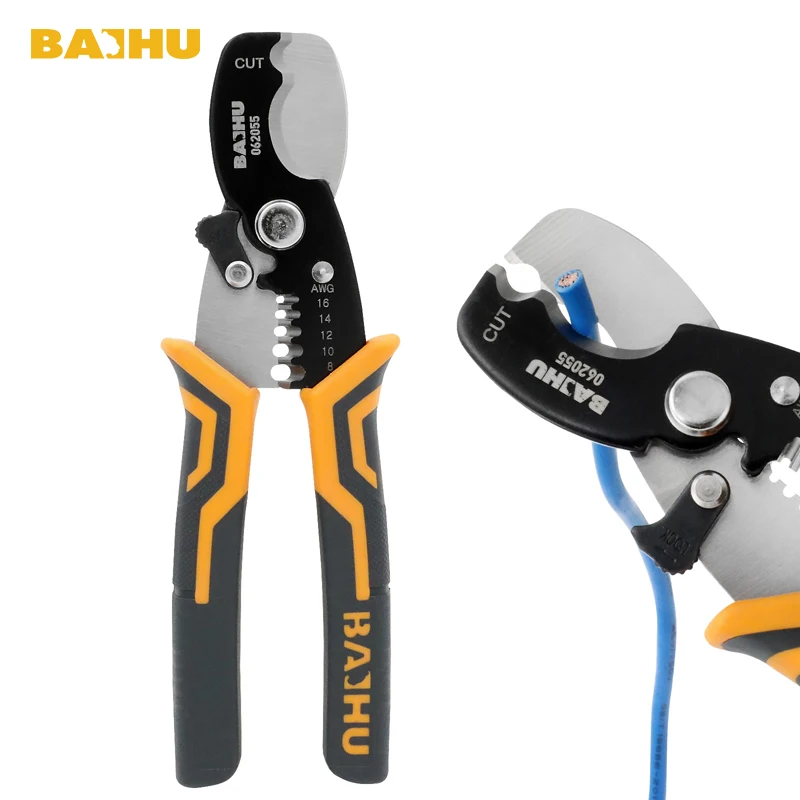 BAIHU Wire Cutting Pliers Scissors Wire Strippers Multi-functional labor-saving mini wire cutters Powerful wire cutters