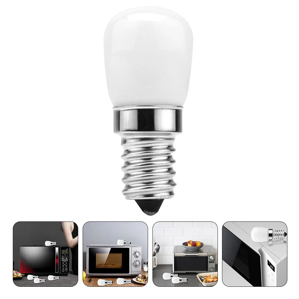 6 قطعة لمبة ثلاجة LED E14 قاعدة عالية السطوع ضوء الثلاجة لاستبدال مصابيح أجهزة الميكروويف لمبة الثلاجة