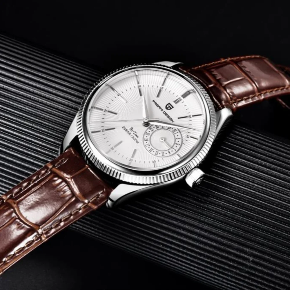 PAGANI DESIGN 2025 New Men Quartz Watch VH65 40mm Retro Business Stainless Steel Sapphire Glass Waterproof 200m Reloj Hombre - view 4