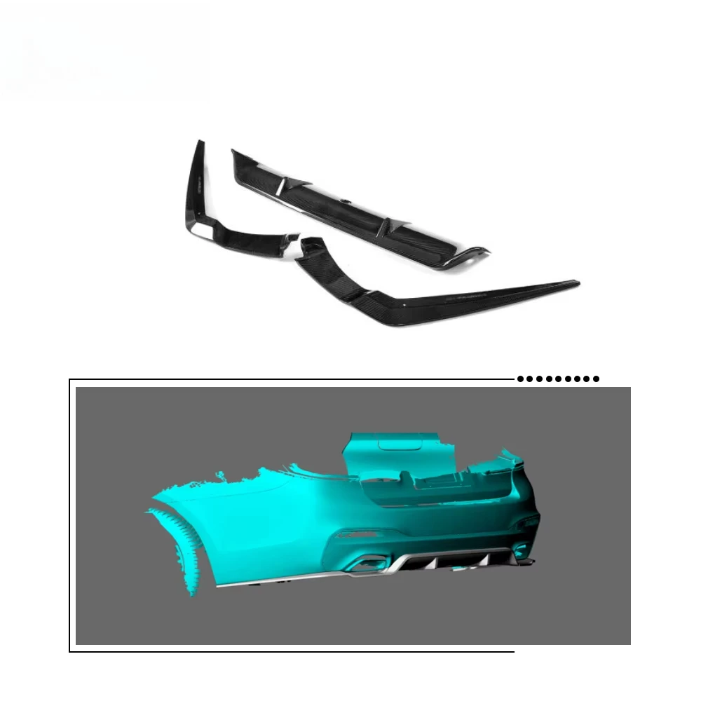 

Carbon Fiber Rear Bumper Diffuser for B-MW G30 G31 G38 520i 530i 540i M-sport 17-19