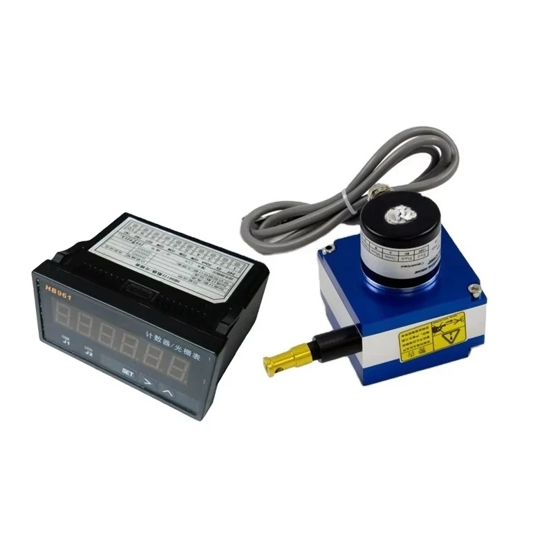 1500mm Wire Draw Encoder Linear displacement Position Sensor Output TTL Push-Pull line driver voltage CESI-S1500