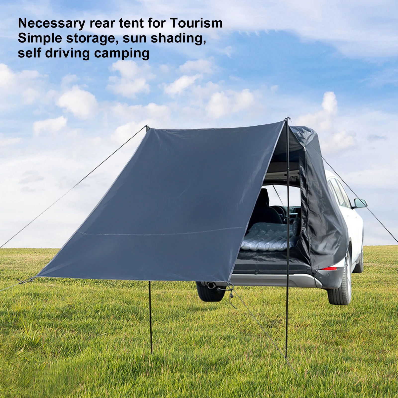 440*200Cm Car Sun Awning Camping Use Side Pergola Outdoor Car Tail Tent Suv Car Side Tent Side Tent Canopy Car Accessories