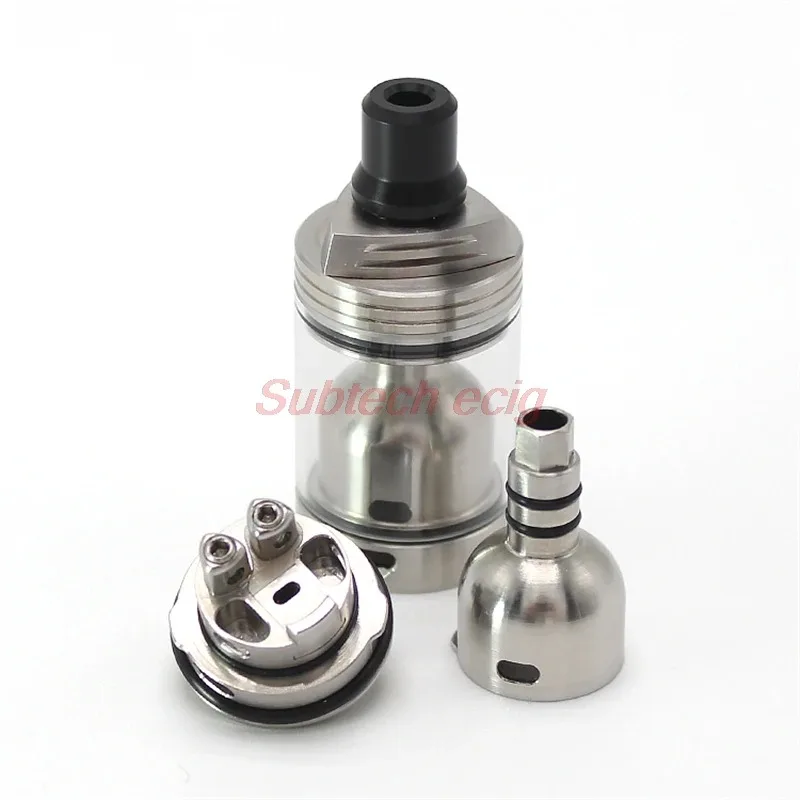 YFTK-Skyline R RTA Single Coil MTL RTA Atomizador, 510 Thread E-Cigarette, Air Pins Vape Tank, 1.2mm, 2.0mm, 22mm, 3.2ml, 316SS