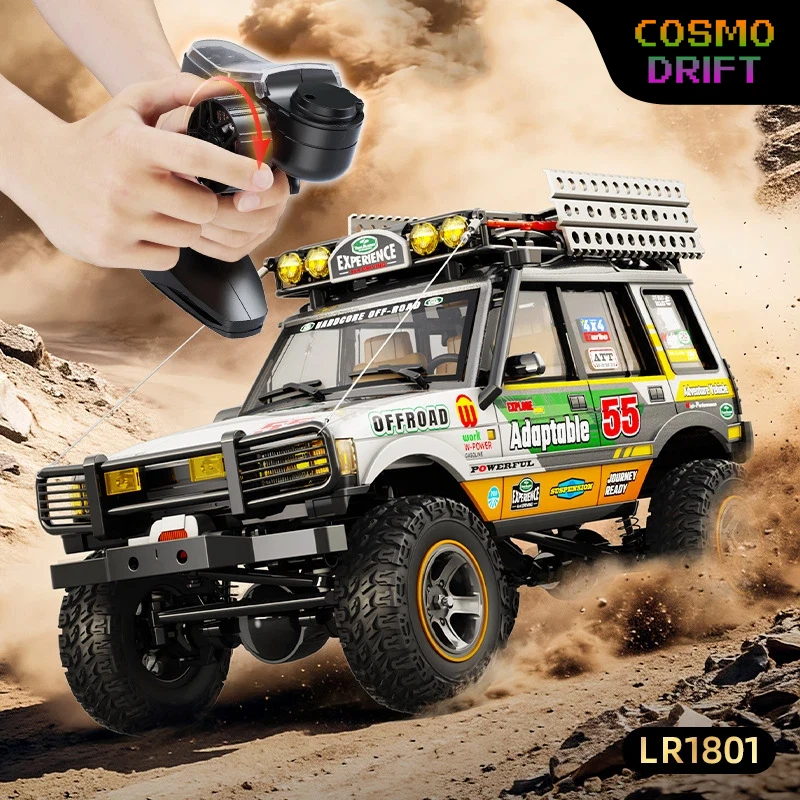 

LR1801 1:18 Scale 4WD RC Car Dual Speed Simulation Off Road Climbing Remote Control Vehicle Model Toy for Boys Kids