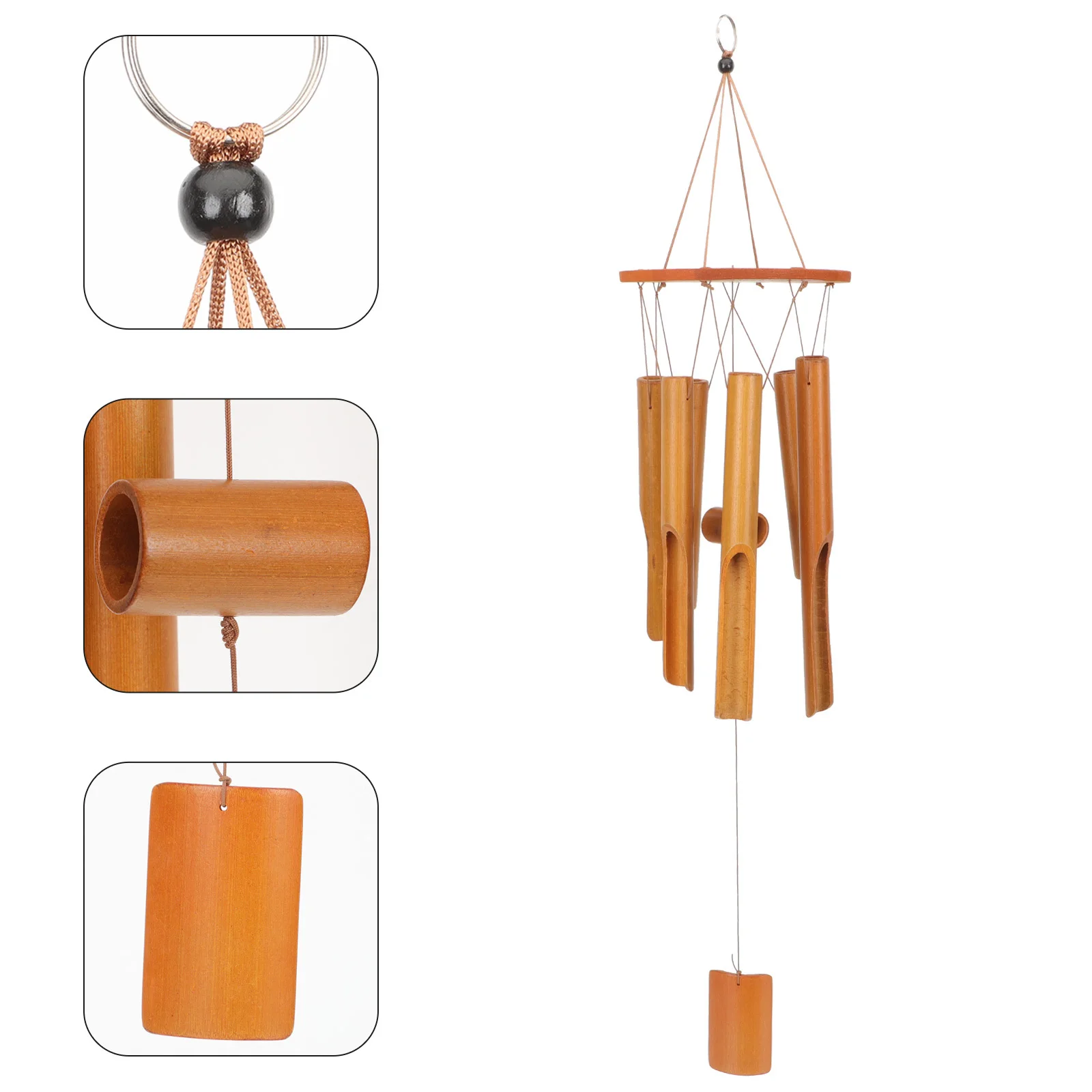 

Бамбуковый колокольчик, подвесной сад, декоративный патио, уличный колокольчик ветра, спокойная медитация, релаксационный звуковой орнамент