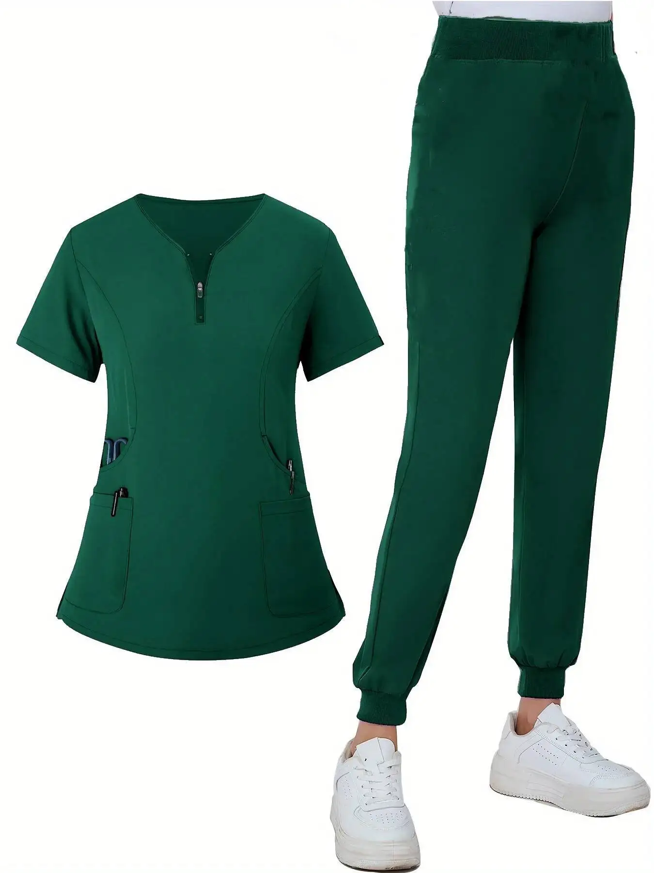 

Hot Selling Wholesale Hospital Uniform Thread Medical Nurse Soft Short Sleeve Scrub Suit Women Scrubs Uniforms Sets