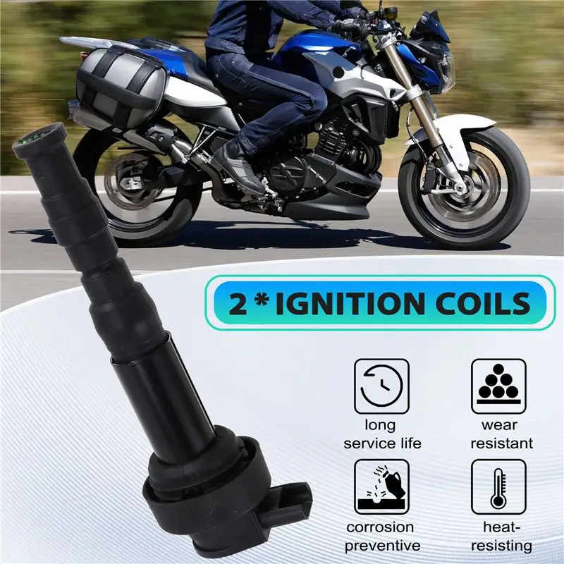 2PCS 7715846-02 Ignition Coil For BMW F 650 800 700 R GS F650GS F650-GS New-AS55