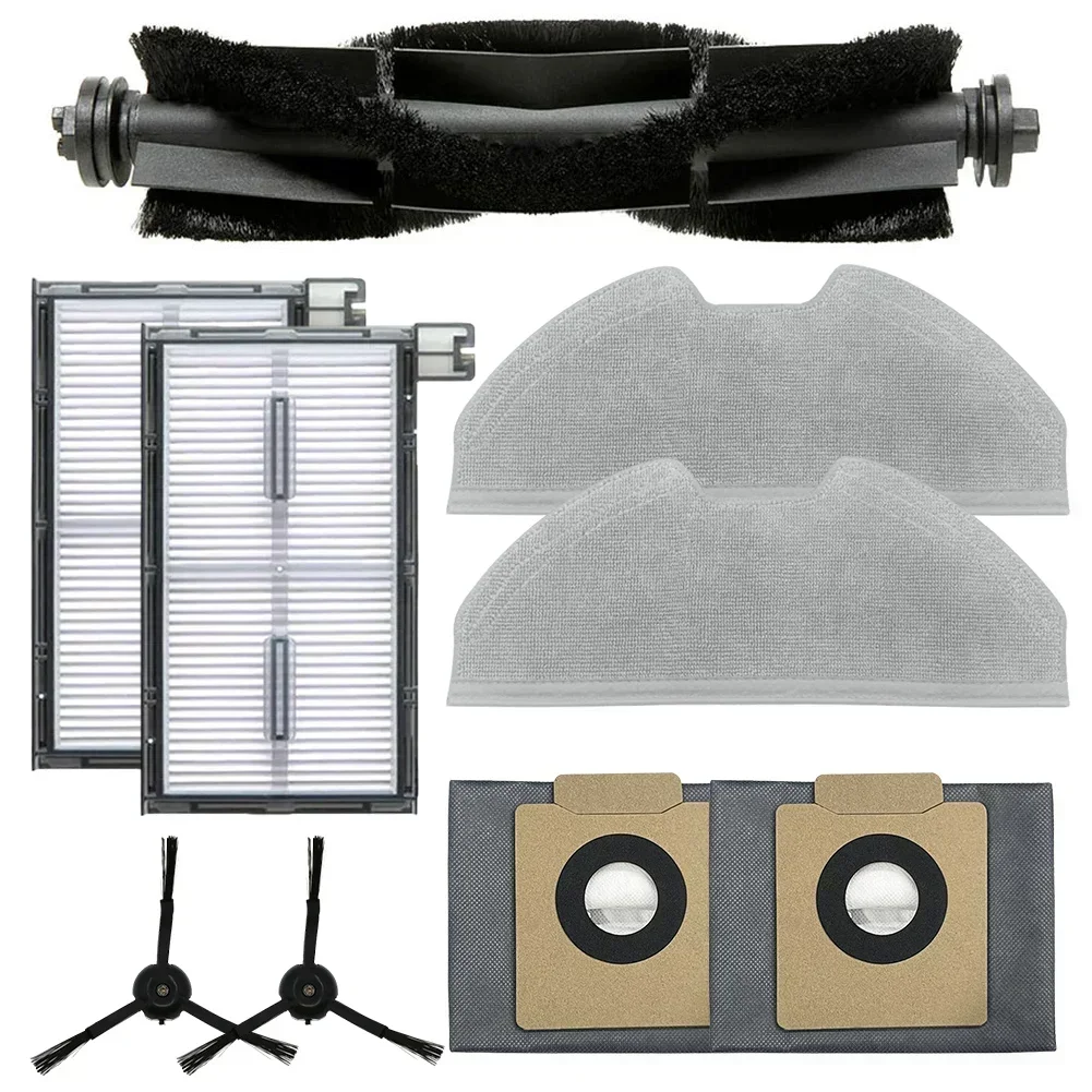 الجانب الرئيسي فرشاة تصفية ممسحة القماش كيس لجميع الغبار عدة ل X8 برو سلسلة X8 برو SES مكنسة كهربائية استبدال الملحقات