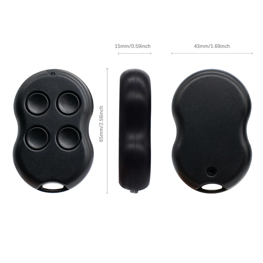 Scimagic-RC Remote Control Compatible with BOSCH 26.995MHz Garage Door Opener Gate Transmitter Keychain Commands