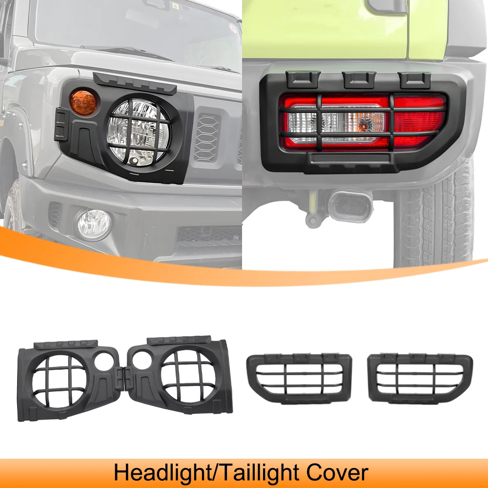 

Car Headlight Taillight Lamp Protector Guard Cover Trim for Suzuki Jimny JB64 JB74 2019-2022 2023 2024 2025 Exterior Accessories