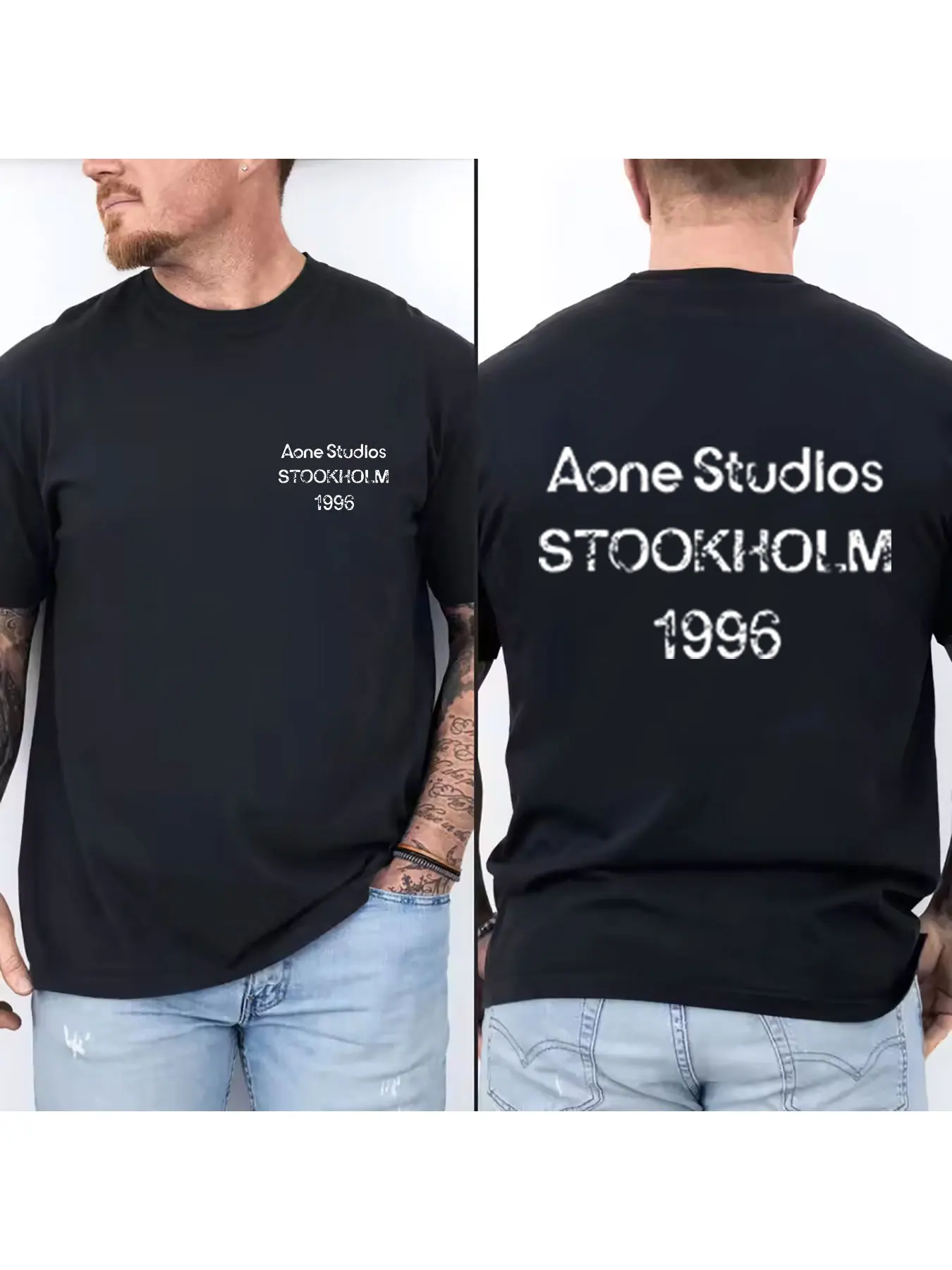 

Men's Pure Cotton Crew Neck T-Shirt with Minimalist Solid Design, Soft Breathable Fabric for Daily Wear, Casual Loose Fit Tees