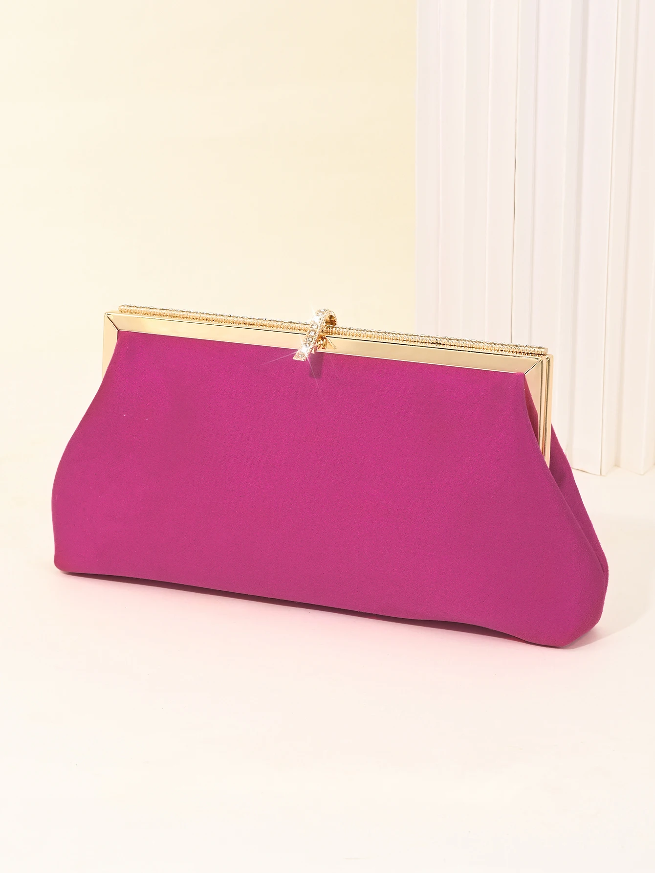 Retro-Samt-Abendtasche, funkelnde Strass-Clutch-Tasche, Fischhaken-Damentasche, Kleidertasche, passende Cheongsam-Tasche – Detail 25