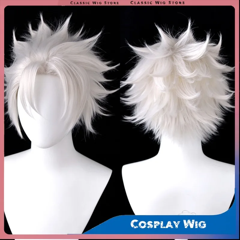 

Sanemi Shinazugawa Косплей Парик Demon Slayer Kimetsu No Yaiba Косплей Sanemi Shinazugawa Парик и парики Кепка в комплекте