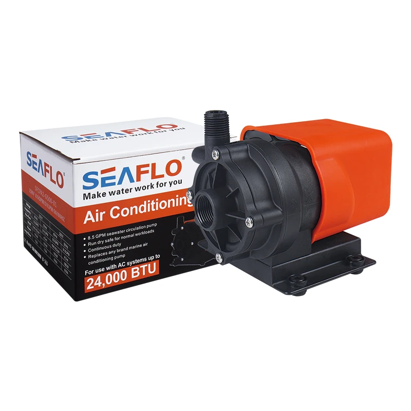 seaflo 8.5 GPM Pompa di drenaggio per aria condizionata 8.5 GPM Pompa di circolazione dell'acqua per aria condizionata per barche