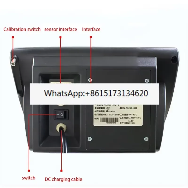 2T 3T Wide Measuring Sensor A12e Loadmeter Electronic Scale Full Set Accessories Small Scale
