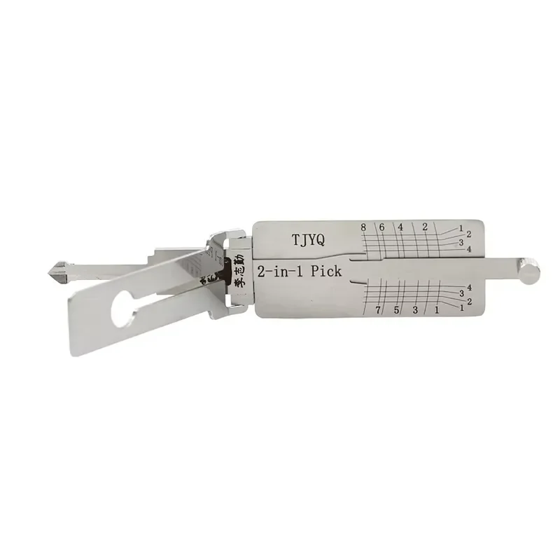 Locksmith Supplies Lishi TJYQ 2 In1 Lock Pick Tool Car Door Lock Open Reader Key Decoder view 3