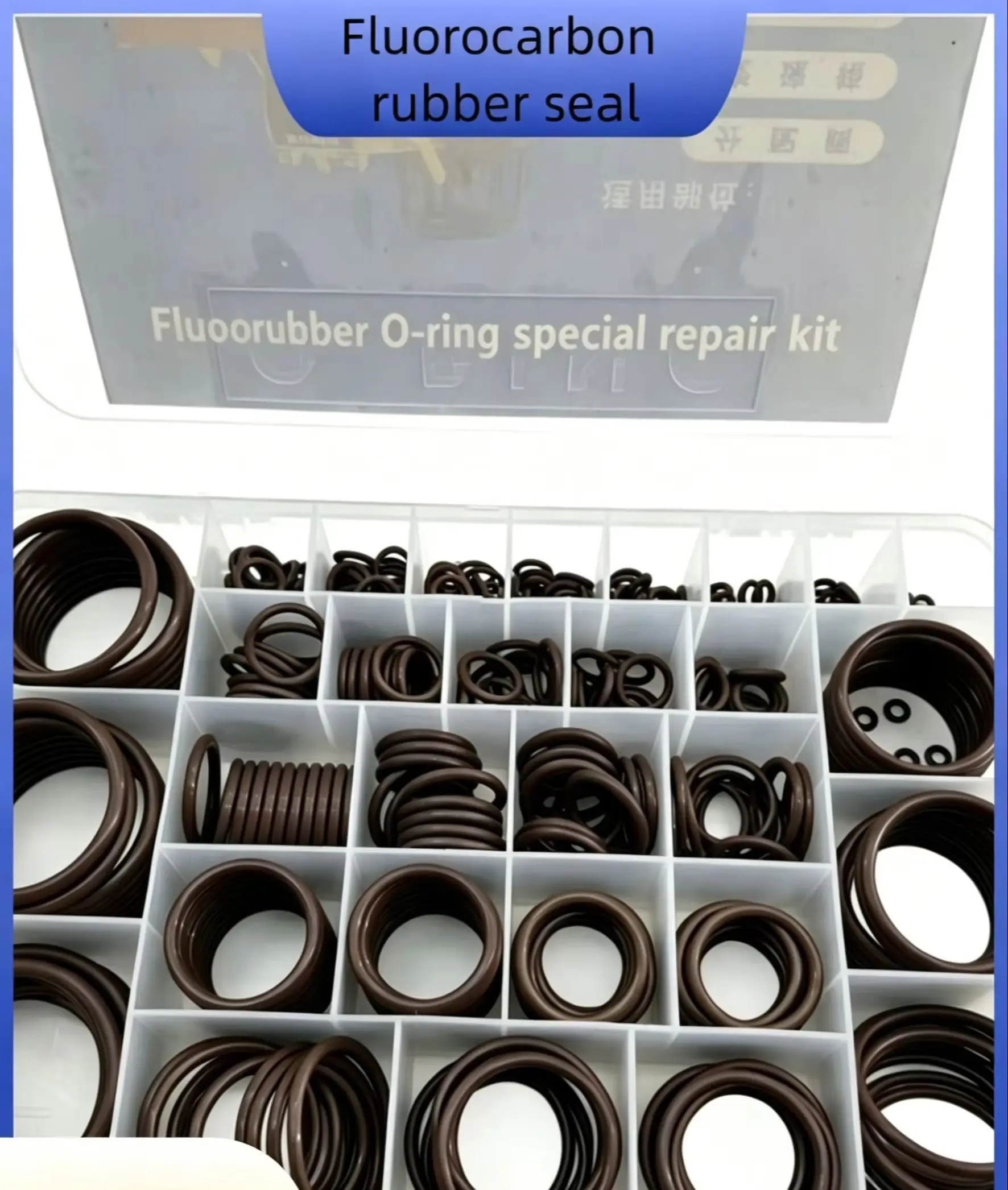 O-Rings FKM FPM Viton Fluororubber Sealing Rings Are Resistant to High Temperatures, Acids, Alkalis, and Wear Distribution Valve