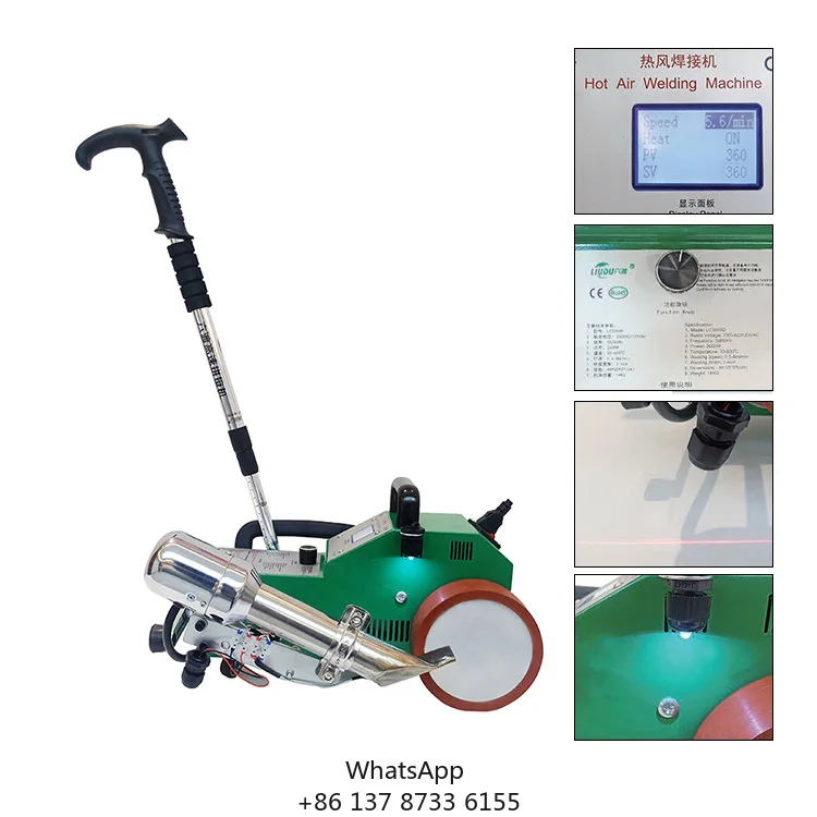 3000C 1800W PVC Welding Machine Automatic Hot Air Type For Flex Banner & Tarpaulin