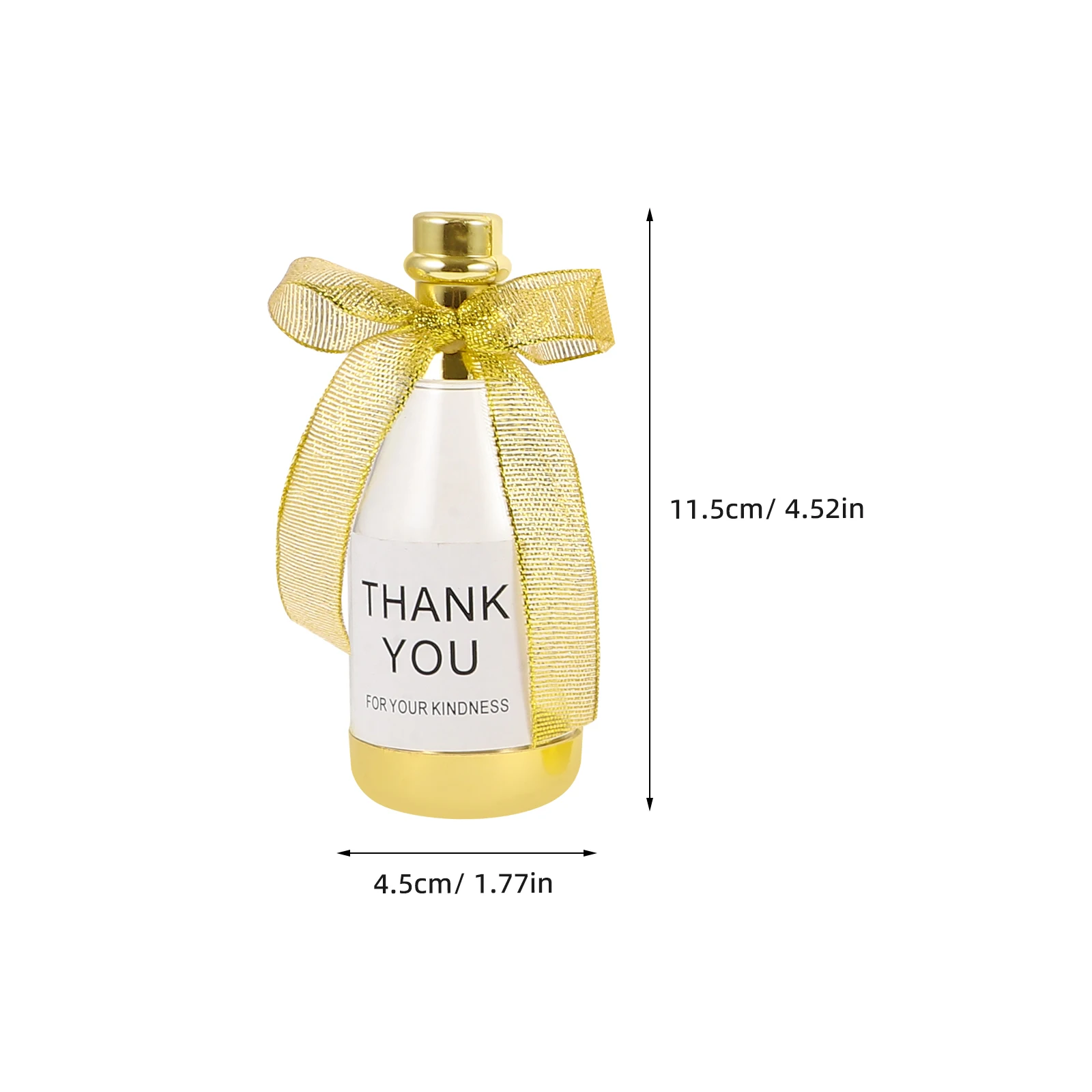 6pcs Transparent Candy Bottles Mini Wine Bottles With Lids Candies Packaging Container Candy Box Party Favors For Guest NEW