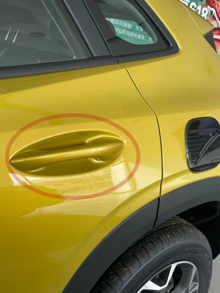 

Car Armrest Side Door Handle Cover Trim Decoration Frame Stick Exterior Accessories For Chevrolet Trax Seeker 2022 2023 2024+