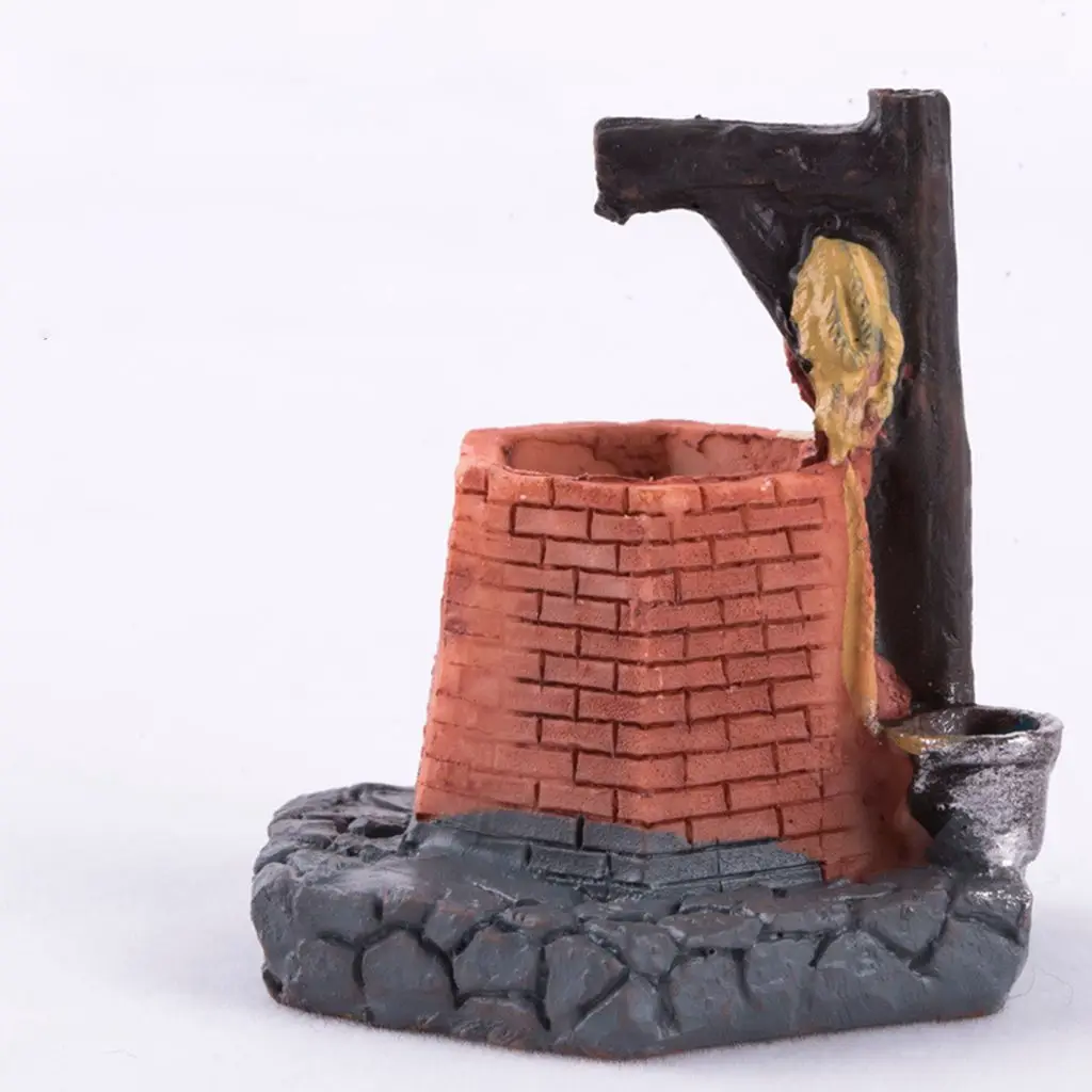 Милые 1 шт. DIY Tradiational, модель дома из смолы, бонсай, декор, фигурки, сцена, статуя Милые 1 шт. DIY Tradiational, модель дома из смолы, бонсай, декор, фигурки, сцена, статуя