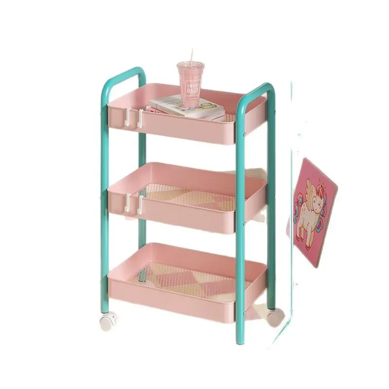 

Shelf kitchen floor-to-ceiling bedroom, multi-layer baby snack mobile, bathroom toilet, storage rack, trolley