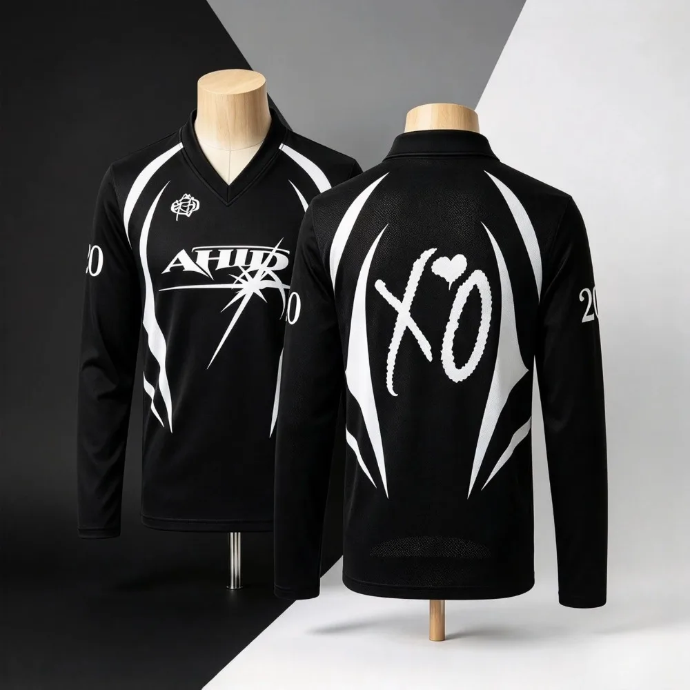 2026 New The Weeknd After Hours Til Dawn Tour AHTD Jersey for Unisex Quick Dry Breathable Y2k Fan Sports Long Sleeves T-shirt