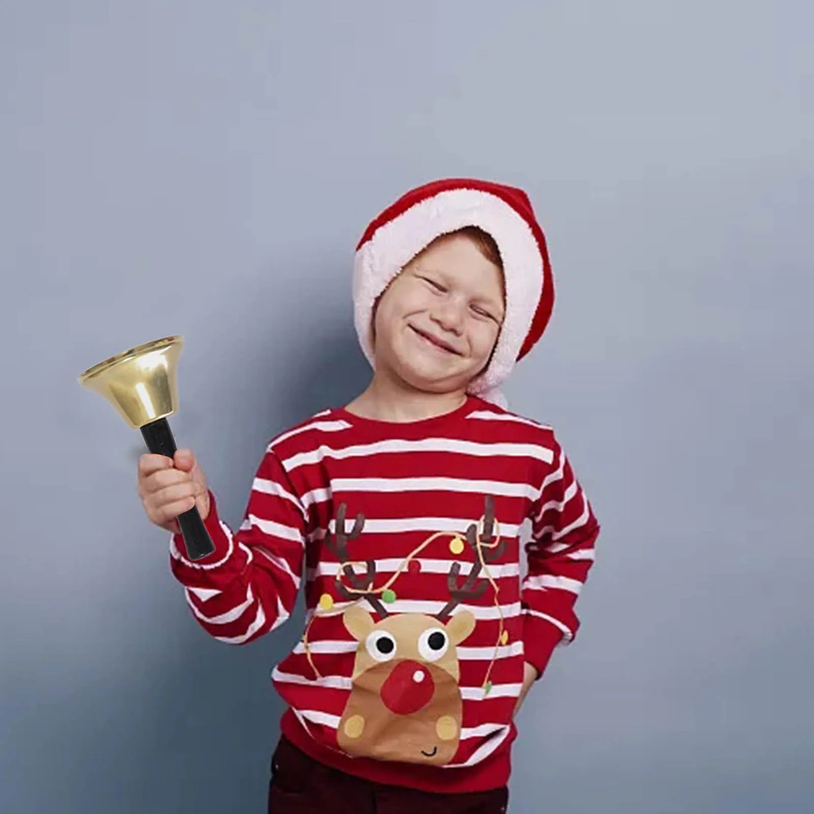 

Adult Metal Hand Bell Classroom Dinner Bell Line Alarm Clock Jingle Bell Birthday 2 Years