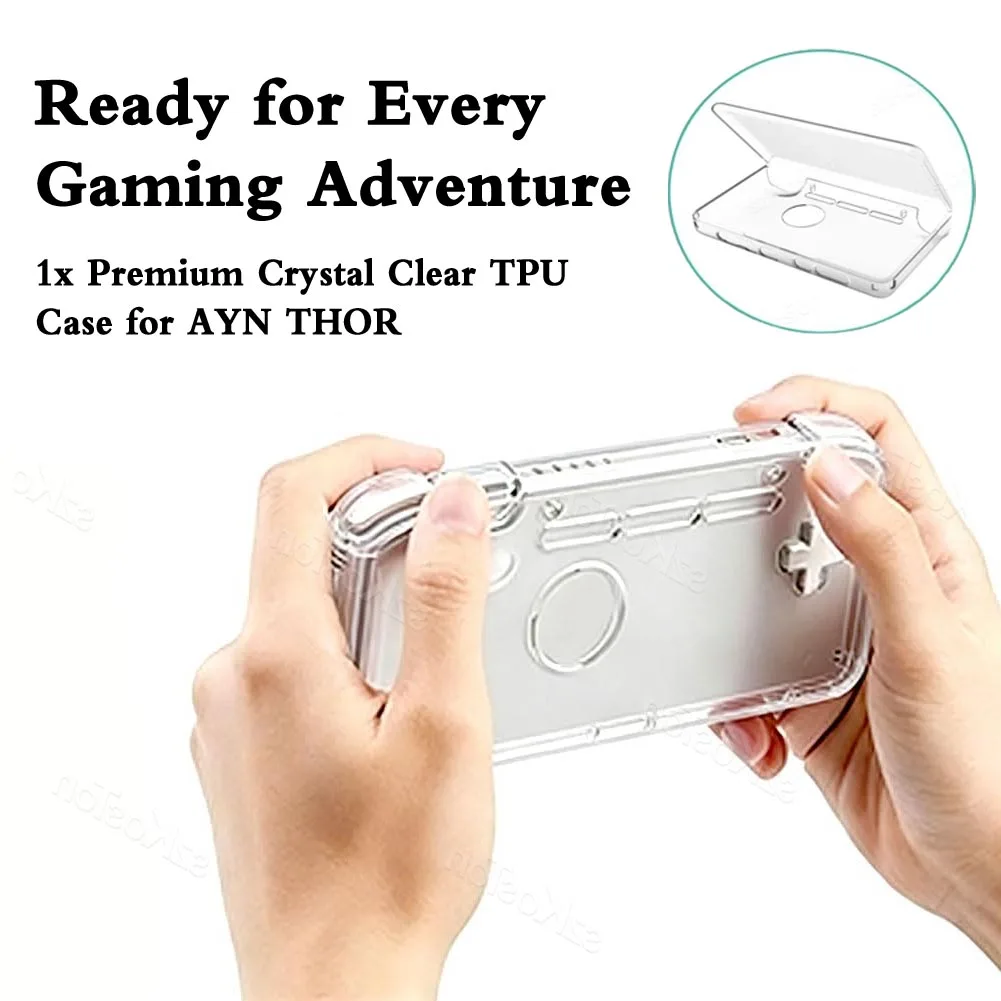 

Прозрачный защитный чехол из ТПУ для игровой консоли AYN THOR, защитный чехол от царапин для игровых аксессуаров Ayn Thor