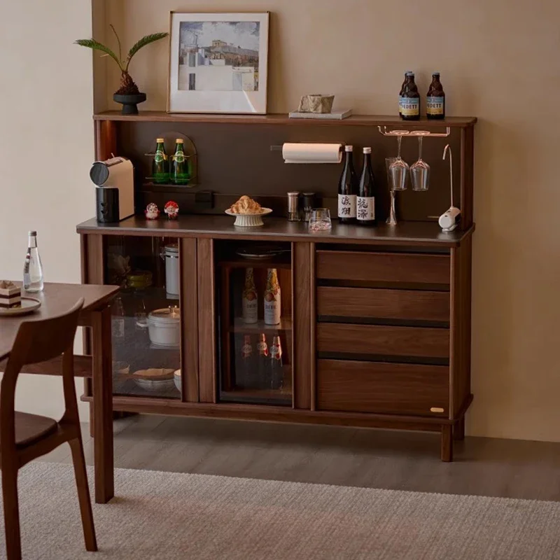 Luxury Wood Cabinets Mobile Decor Storage House Container Living Room Cabinets Display Wine Meuble De Rangement Home Furniture