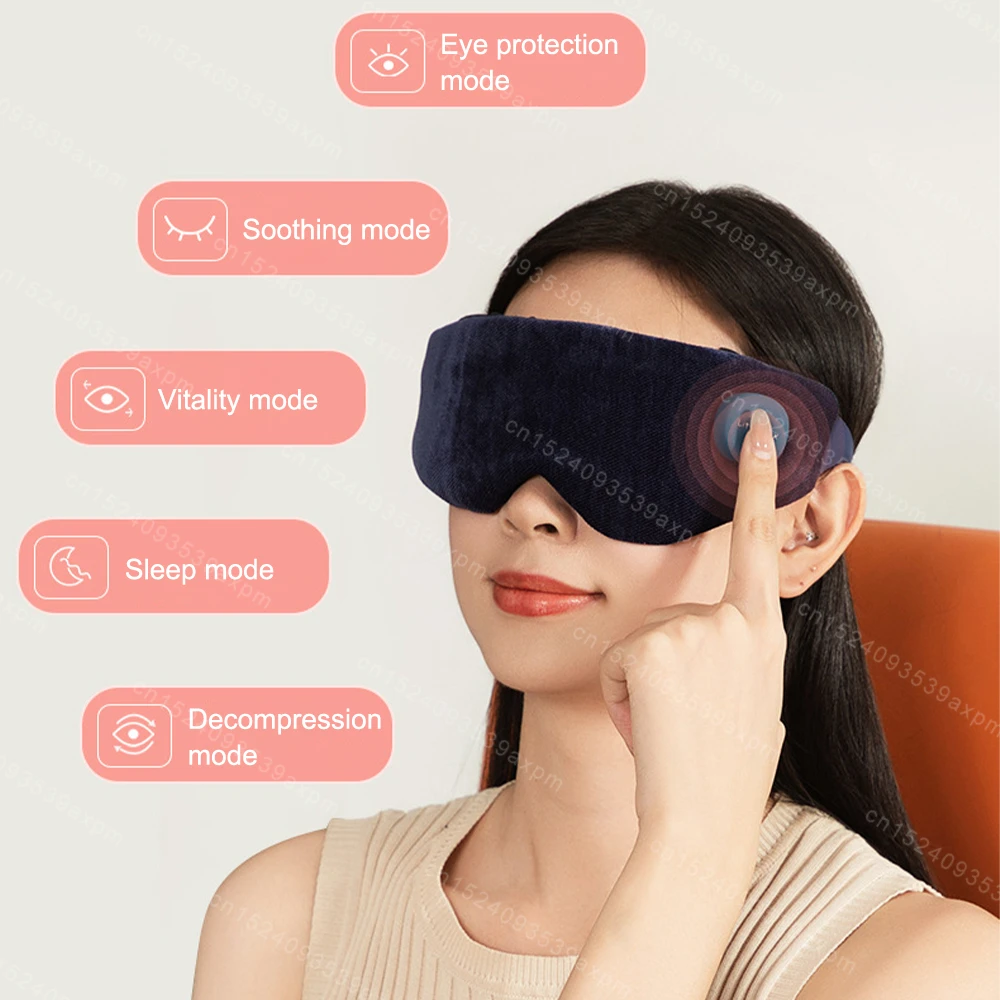 Sleep Eye Mask Electric Heated Eyes Mask Hot Compress Warm Therapy Eye Care Massager Relieve Tired Eyes Dry Eyes Sleep Blindfold