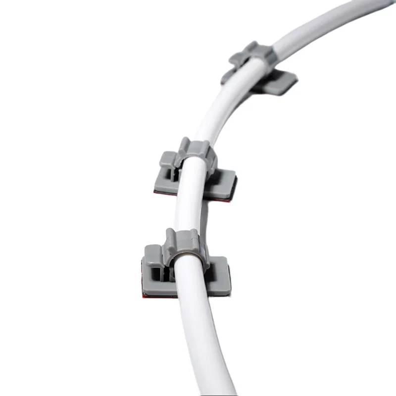 5PCS Hose Clamp With Adhesive Backing Fixed Clamp PE Pipe Water Pipe Water Purifier Pure Water Machine Fish Tank Accessories