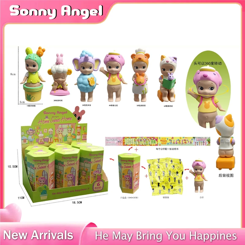 

Sonny Angel Figure Hippers Animal Easter Series Anime Figures Ornaments Dolls Christmas Gift Desktop Ornament Blind Box