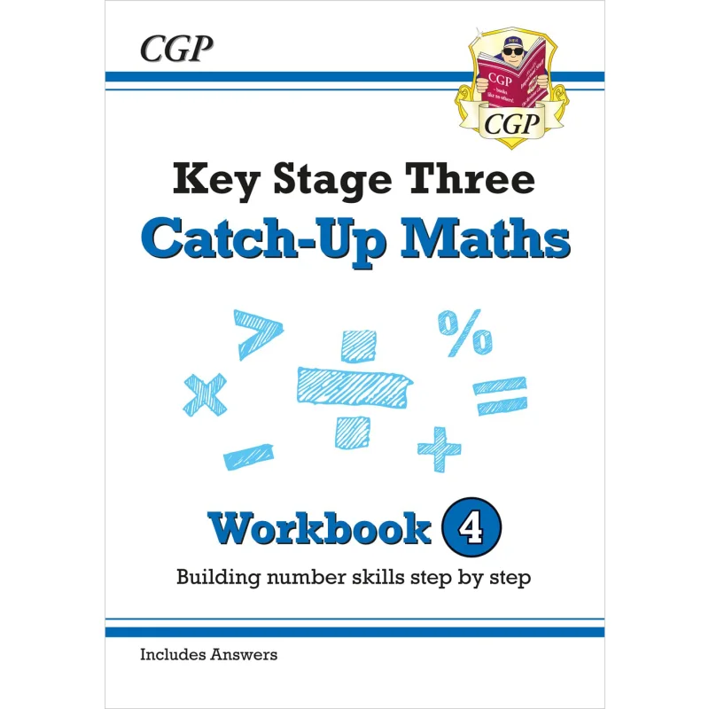 

KS3 Maths CatchUp Workbook 4 With Answers CGP Books Coordination Group Publications 9781789080612 Book