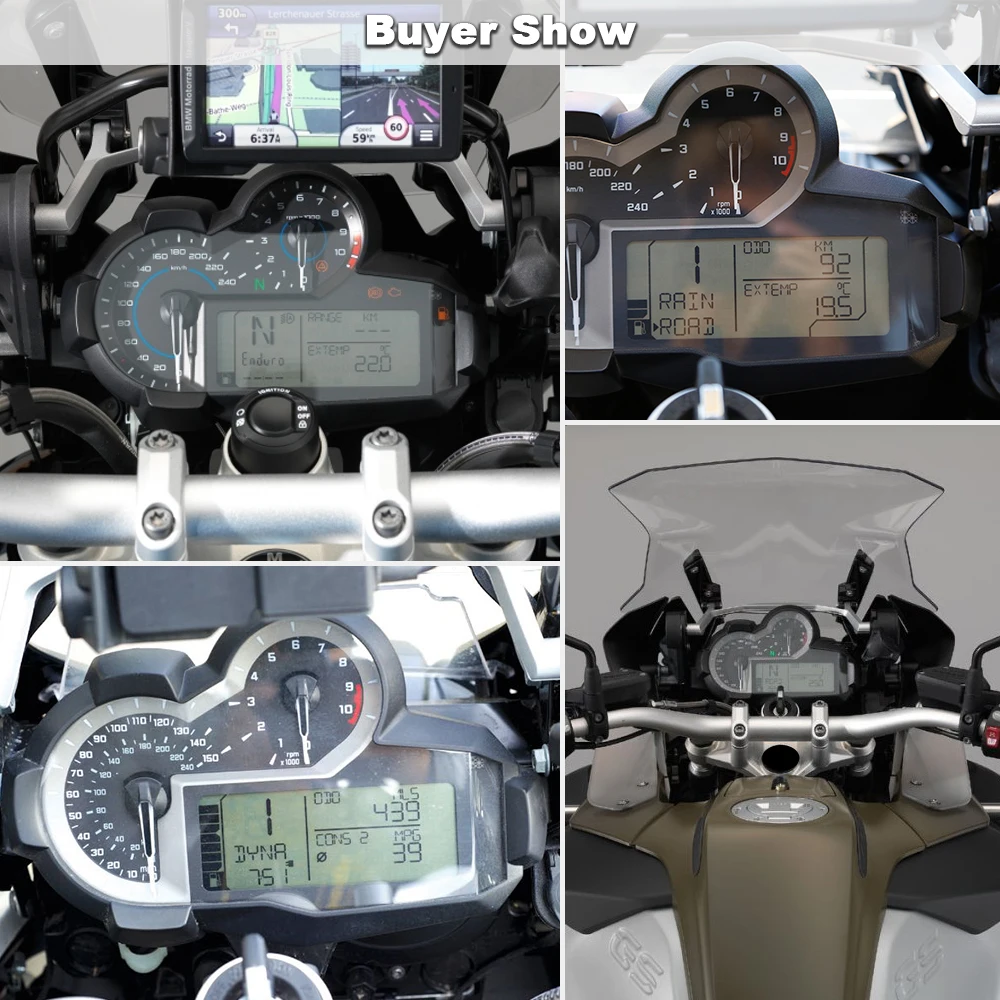 Motorcycle Speedometer Case Tachometer Cover Dashboard Shell LCD Display For BMW R1200 R 1200 GS 1200GS Adventure LC 2013-2017