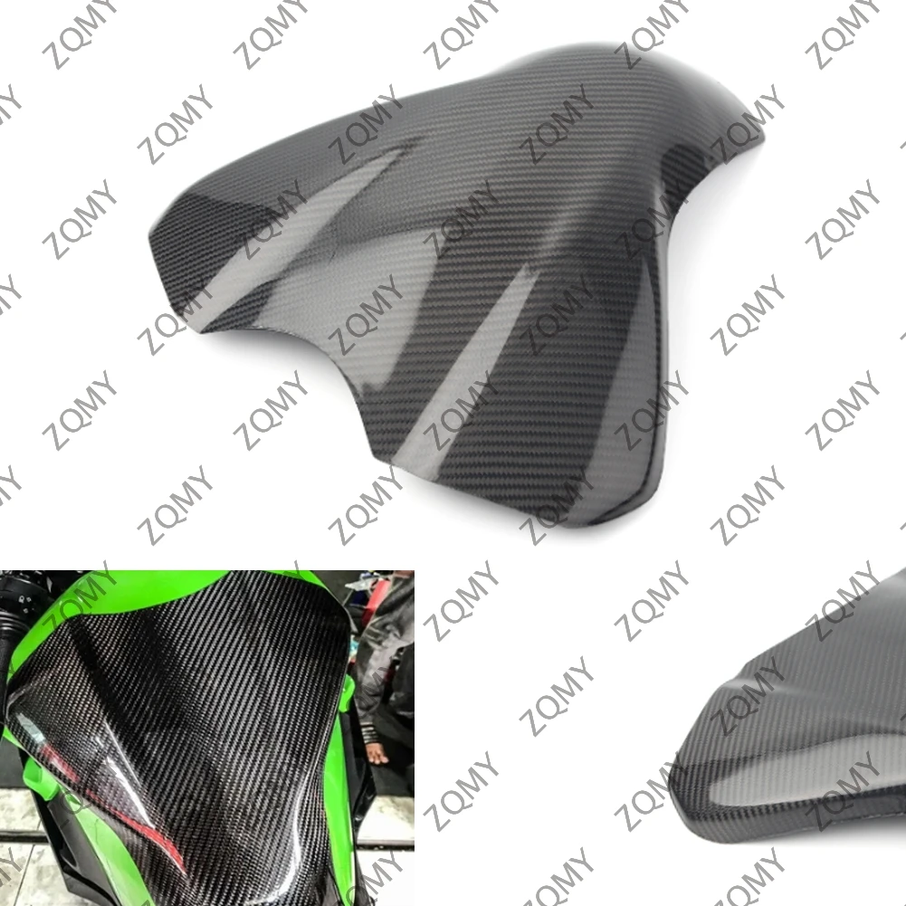 Motorbike Pre-Preg Carbon Fiber Fuel Gas Tank Cover Fairing Protector For KAWASAKI Ninja 400 EX400 2018 2019 2020