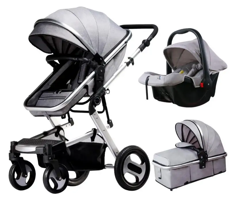 factory wholesale 3 in 1 high landscape trolley carriage baby stroller car seat baby pram