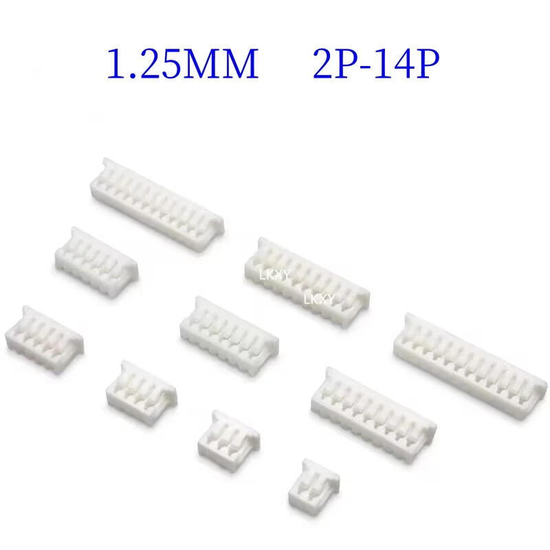

50 шт./лот, разъем 1,25 мм, 2P/3P/4P/5P/6P/7P/8P/9P/10P/11P/12P/13P/14P