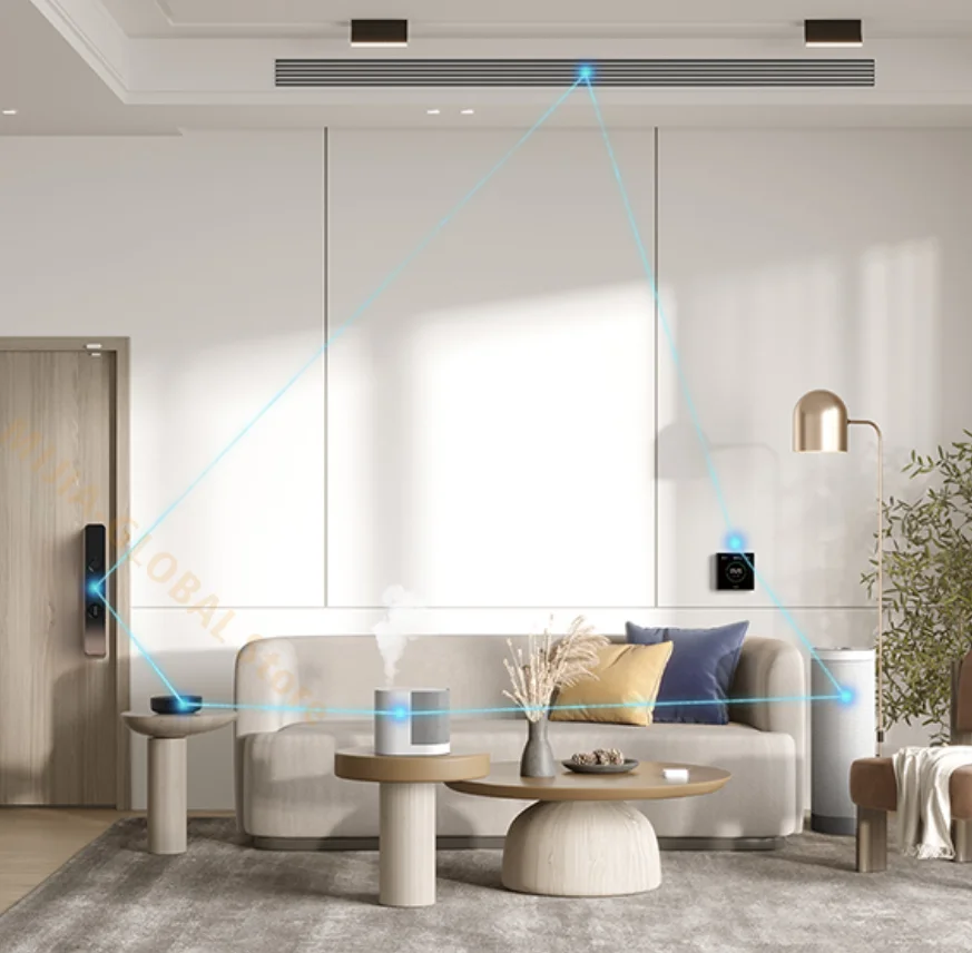 2023 Aqara Air Monitoring Panel S1 Omni Directional Air CO2 PM2.5 Temperatuur Vochtigheid Monitoring Werk Voor Aqara Homekit