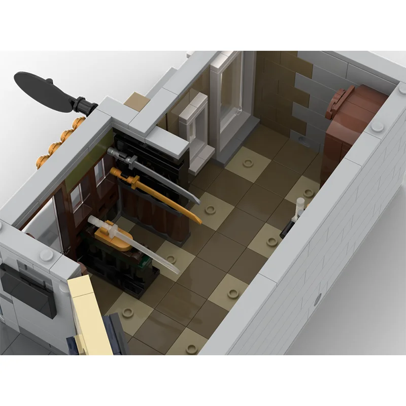 City Street View Model DIY MOC - đánh giá và giá Moc Modular Building Street View Bricks
