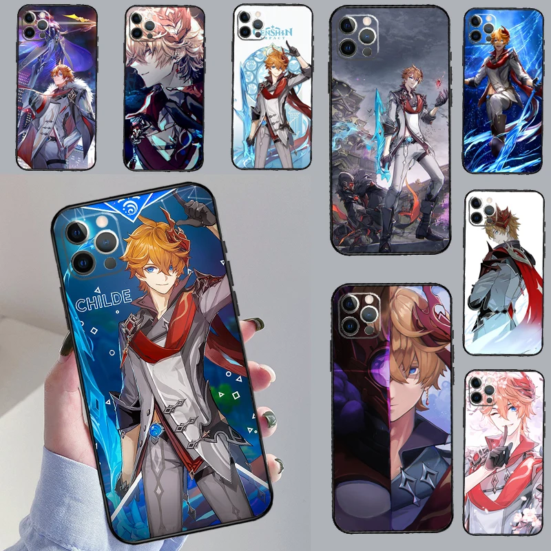 Genshin Impact Tartaglia Phone Case For Samsung Galaxy S25 Ultra S20 S21 S22 S23 S24 S9 S10 Plus S25 FE Cover Shell