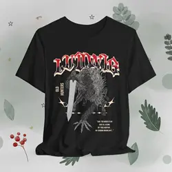 Ludwig-ソフトウェア,古い血中の血液刃を備えた正確な体力Tシャツ