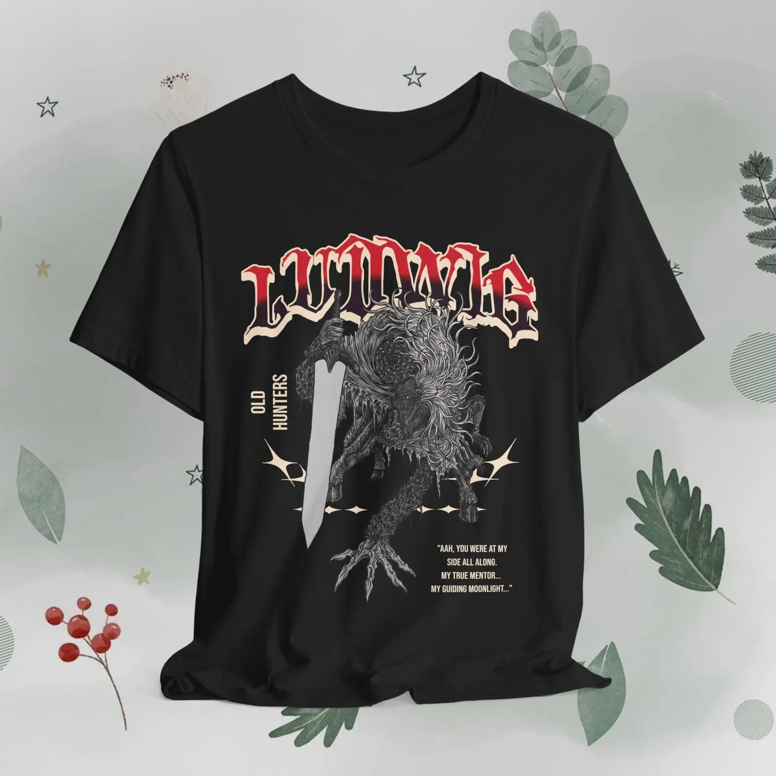 Ludwig The Accursed, Bloodborne T-shirt, From Software,Old Blood, the Holy Blade