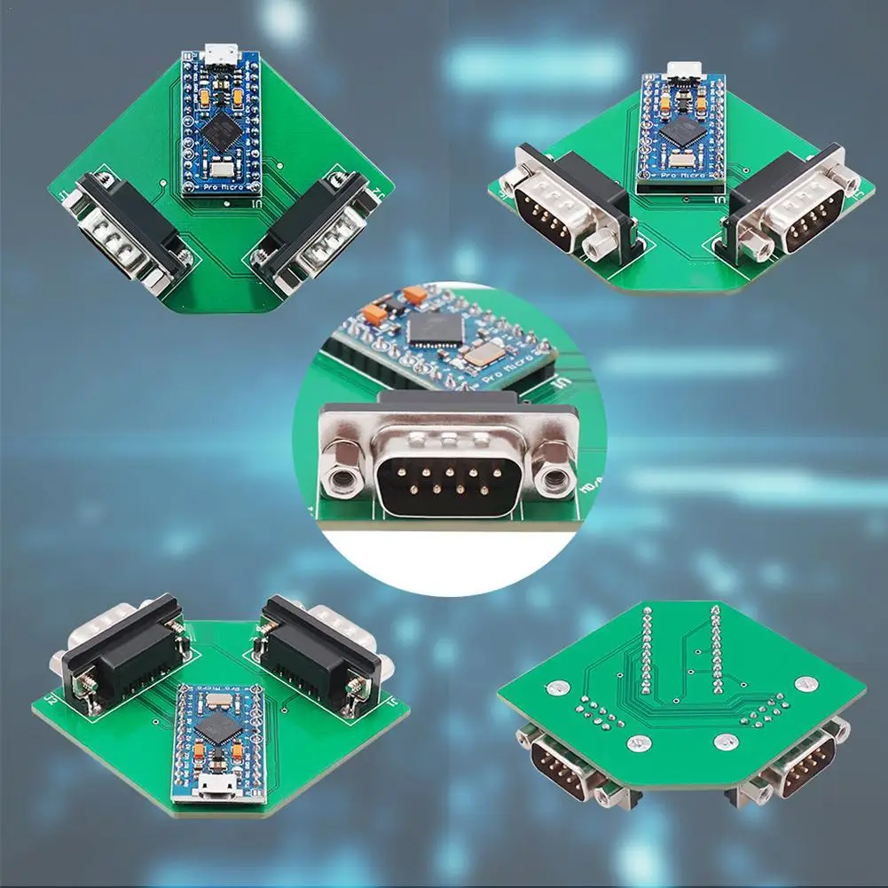 The Adapter For SEG Genesis/MD1/Ata/NES/SNES/PCE/Saturn/CD32 Can Be Connected To Raspberry Pi/Mister FPGA/PC