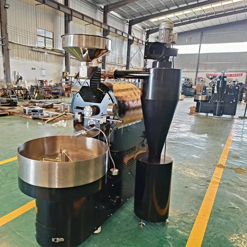 Stainless Steel Hot Air Heating Coffee Roaster Coffee Roasting Machine Kitchen Bakery Equipment FL Customized