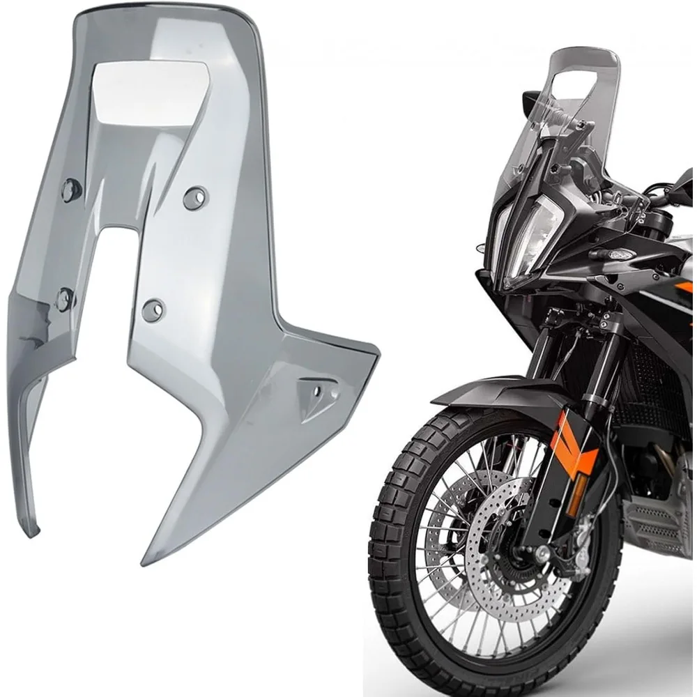 

Дефлекторы лобового стекла для 790 890 adv adventure r rally 2023-2024, передний акриловый ветровой щиток мотоцикла, воздушный дефлектор, лобовое стекло