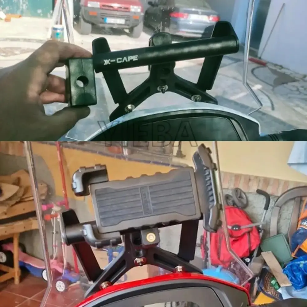 2023 2024 Motorcycle Smart Phone Stand Holder GPS Navigation Plate Bracket For Moto Morini x-cape 650 X-ACPE 650 650X xcape 2022