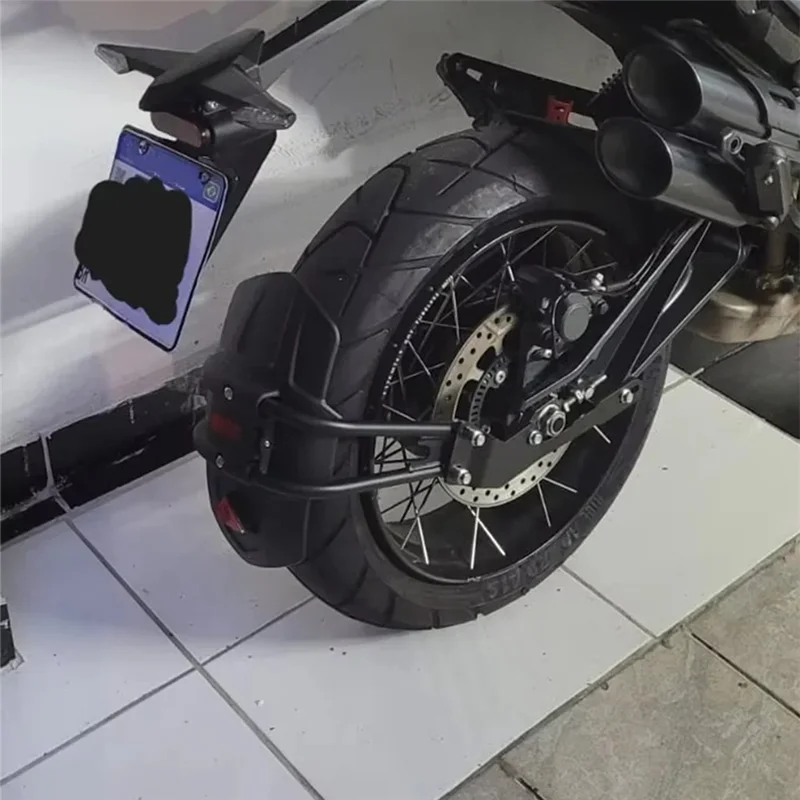 واقي الطين الخلفي للدراجة النارية يدوم طويلاً لملحقات حماية رذاذ العجلات الخلفية Zontes 350X 350T #5