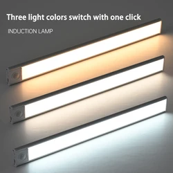 Led Indoor Decoratieve Verlichting Menselijke Sensor Lamp Usb Oplaadbare Ultradunne Lange Magnetische Zelfklevende Loopbrug Wijn Koeler Licht