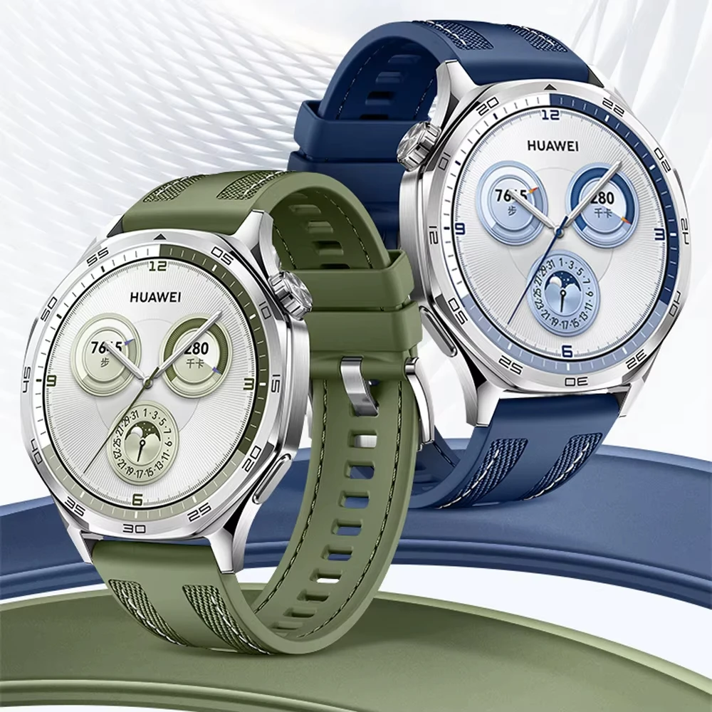 Cinturino da 22 mm per Huawei Watch GT4 46mm Sostituisci il cinturino in tessuto di nylon siliconico per Huawei Ultimate GT3 SE GT4 Cinturino da 22 mm
